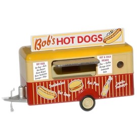 Oxford Diecast 76TR001 Bobs Hot Dogs Mobile Trailer