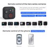 Bluetooth Remote Control for Insta360 X5/X4/X3/Ace Pro 2/Ace Pro/GO3S/GO3/GoPro Hero