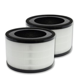 PUREBURG MAF-02 Replacement Filter Compatible with Miko IBUKI M Air Purifier,2-Pack H13 True HEPA 3-Stage Filtration Activated carbon Air Clean Dust VOCs Odor PM2.5 Smoke