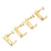 4PCS Violin Fine Tuner Golden Metal Wear Resistant String Fine