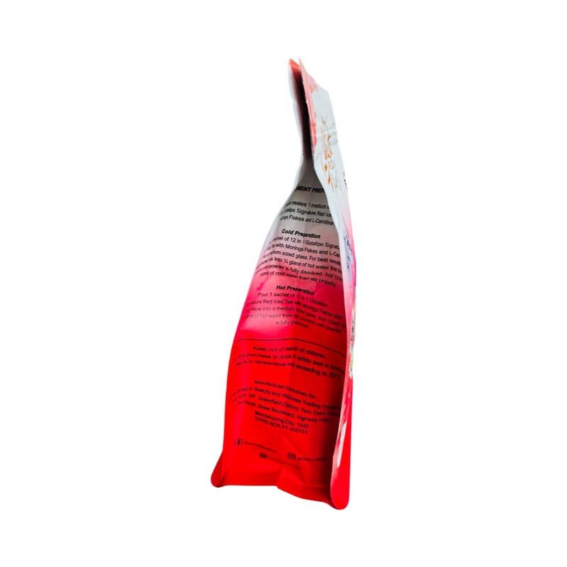 12-in-1 Glutalipo Gold Series Red Iced Tea, 10 Sachets