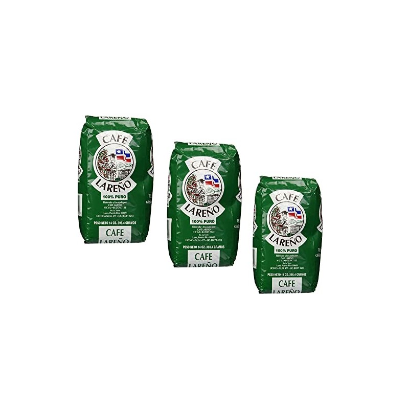 Cafe Lareño Ground Coffee Puerto Rican Coffee 3 Bags of