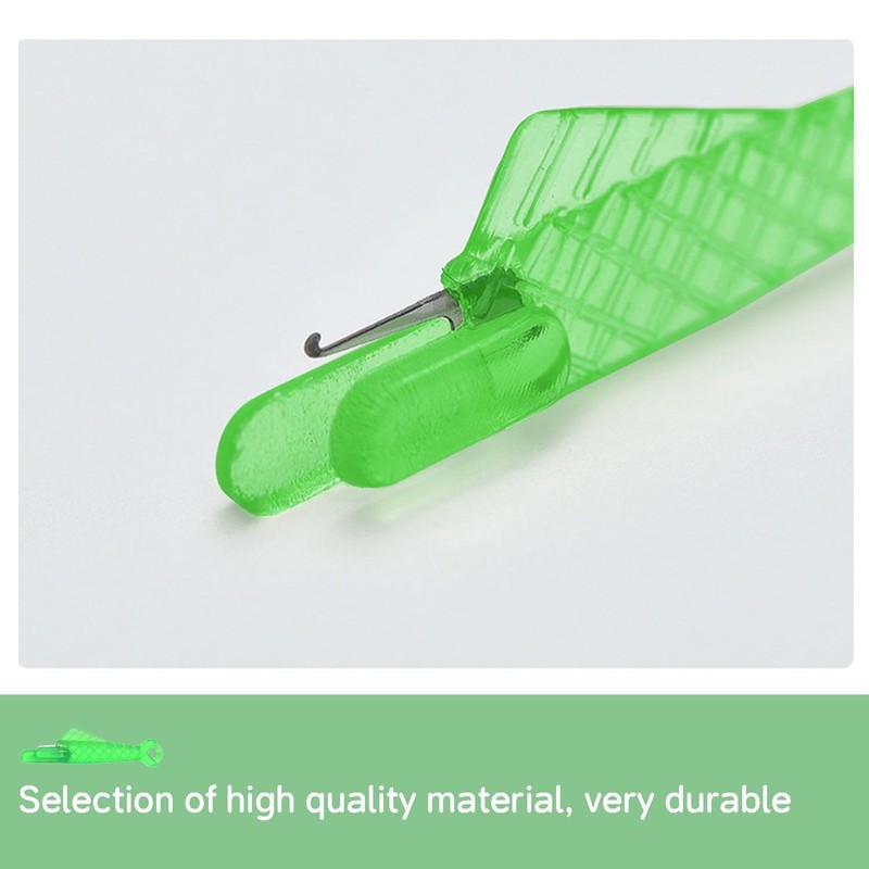 Pack of 100 Small Fish Needle Threader, Sewing Machine Thread