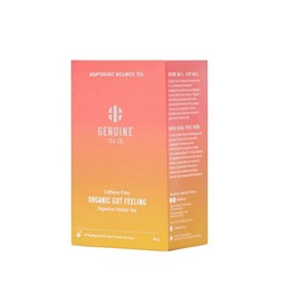 Genuine Tea Organic Gut Feeling Pyramid Tea Bags 15 Count