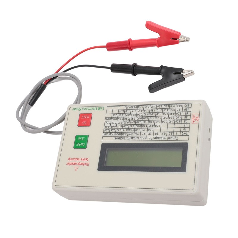 ESR Meter Accurate Smart Shutdown Function Portable ESR Capacitance Tester