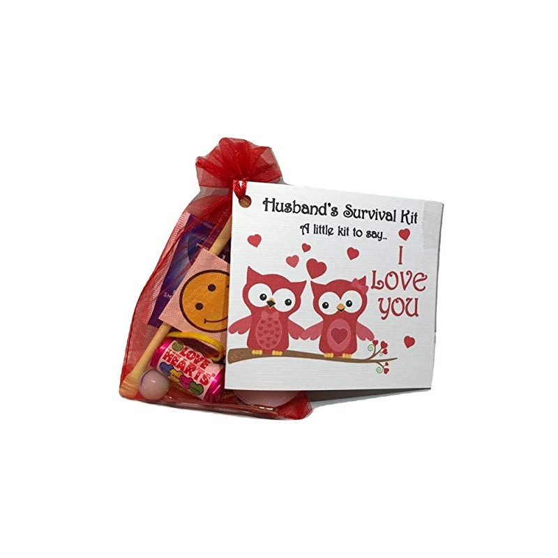 Husband Valentines Survival Kit Gift, Birthday, Christmas, Anniversary. Wife, Husband,