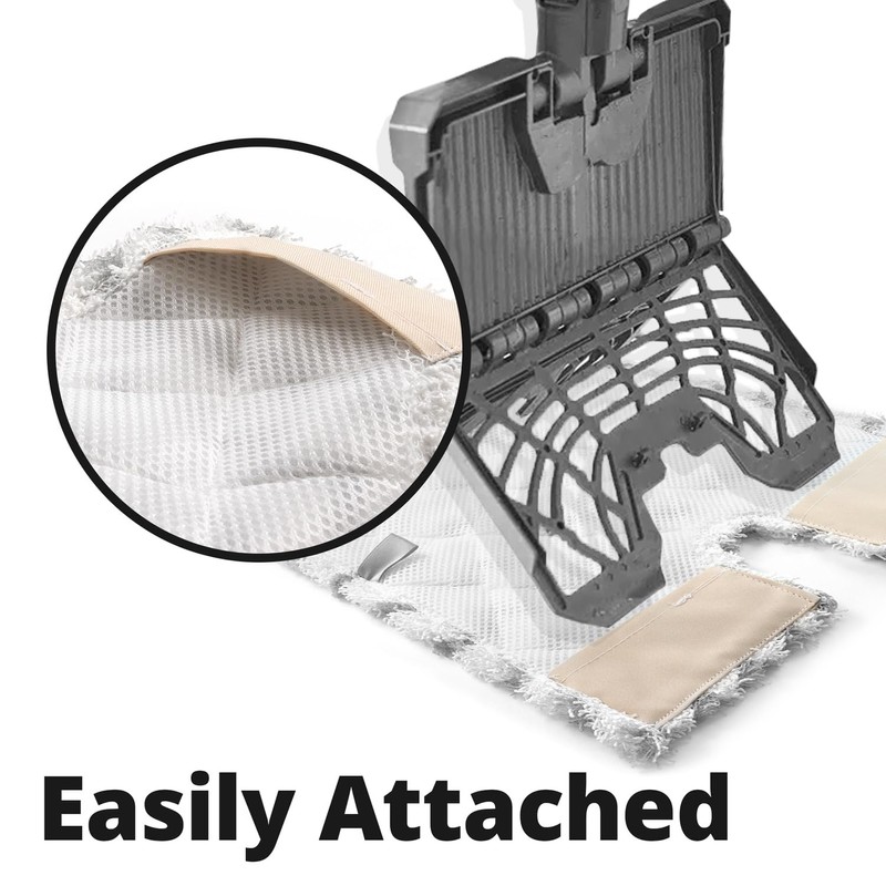 Reliapart Steam Mop Floor Pads Rectangular Head Type for Shark