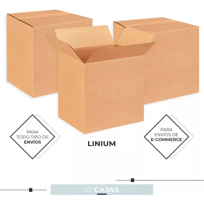 Linium 20 Caja Carton Nueva Empaque E-commerce Envios 30x23x31