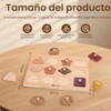 Adena Montessori Rompecabezas de madera para bebés de 12 a