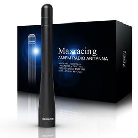 MAXRACING Short Truck Antenna Compatible with Frontier 1998-2021 / Carwash Safe/Aluminum Replacement Antenna