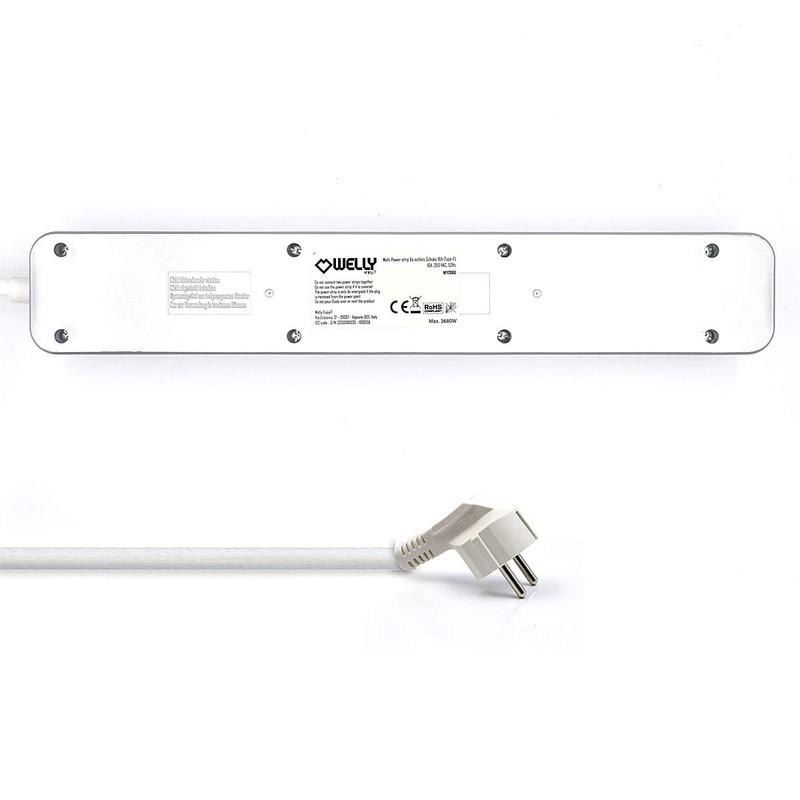 Welly Enjoy IT WY13166 Schuko 16A Power Strip with 6