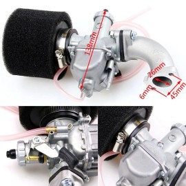 Unbranded VM22 26mm Carburetor For Predator 212cc 196cc CT200U Mikuni Mini Bike Go Kart