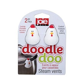 Joie Doodle Doo Chicken-Themed Pot Steam Lid Vent - Set of 2