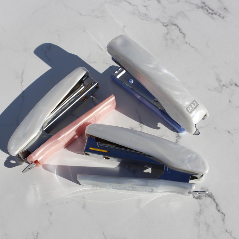 Max Stapler Sustainable HD-10D/BP1 Pearl Gray ZH90213