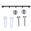 45cm Row Hook Wall Mount Aluminium Alloy Coat Towel Hook