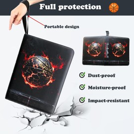Basketball Card Binder 900 Pockets, Trading Card Holder with Detachable Sleeves, Portable Collector Album Sports Cards and Basketball Cards 2025-2026