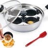 Egg Poacher - Eggssentials Poached Egg Maker, Stainless Steel Egg