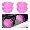 4 PCS Bling Car Cup Coaster, Crystal Rhinestone Cup Holder