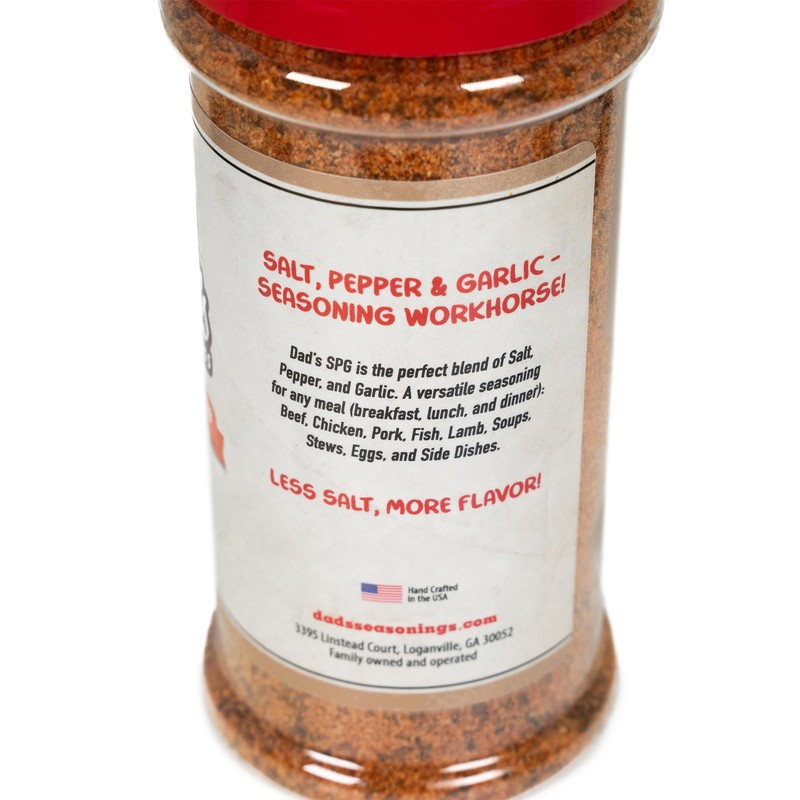 Dad’s Seasonings SPG Seasoning - All-Purpose Salt Pepper Garlic BBQ