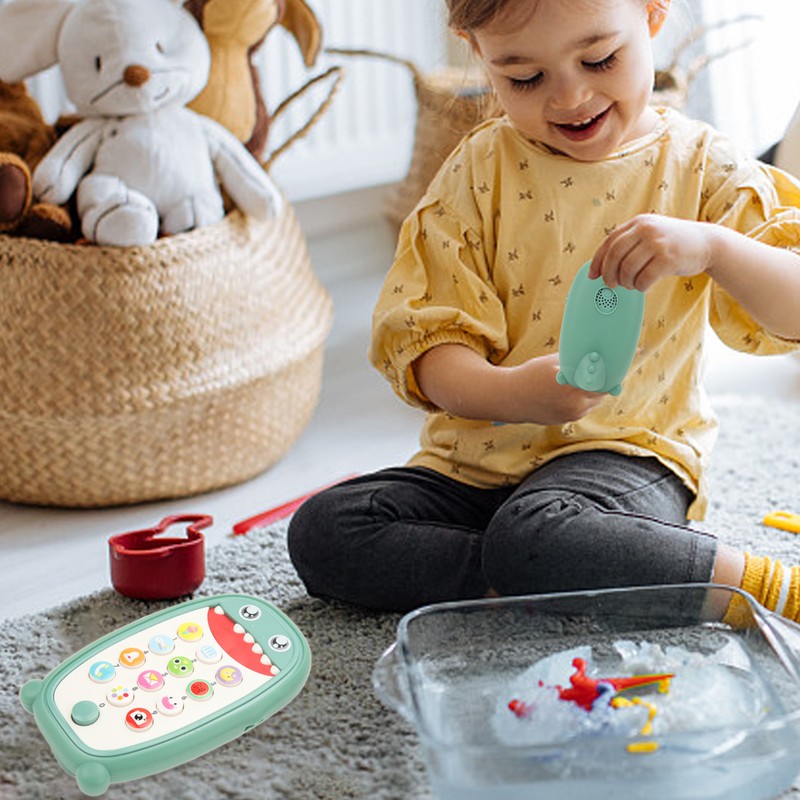 Baby Phone Toy Early Educational Music Sound Lighting Telephone Cell