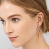 925 Sterling Silver Leverback Earrings for Women Trendy,Silver French Style