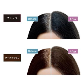 Pom Pom Hair Foundation, Extra Type, 0.7 oz (20 g), Black, Scalp Foundation, Gray Hair, Thin Hair