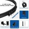 Flexible Bendable Ceiling Curtain Track 14 Ft Black Ceiling Track