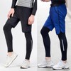 DHO3379 Men's Rash Guard Beachwear Water Leggings Black/M 3ea