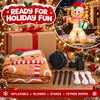 8FT Christmas Inflatable Gingerbread Man for Yard – LED Lighted