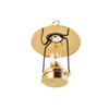 Vermont Lanterns Hanging Oil Lamp - Brass Dorset 14" w/Shade
