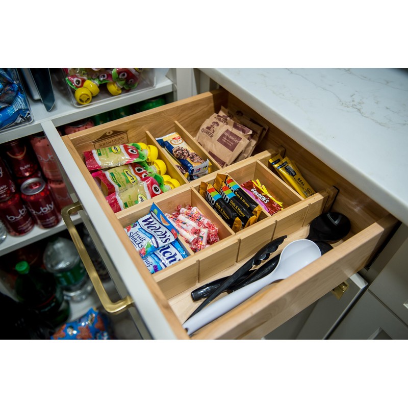 Lipper International Bamboo Wood Custom Fit Adjustable Dresser and Kitchen