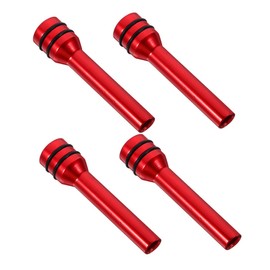 Zerodeko 4pcs Aluminum Alloy Car Door Lock Knobs Reliable Truck Interior Pins Enhance Vehicle Appearance Universal Automotive Parts for Car Door Handle