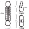 WAREMAID Hammock Chair Spring, Hanging Chair, Mounting Hardware Set, 360