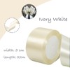 23 Metres Satin Ribbon, Cream, 5 cm, Decoration Gift Ribbon,