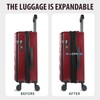 KROSER Carry On Luggage with Spinner Wheels & Built-in TSA