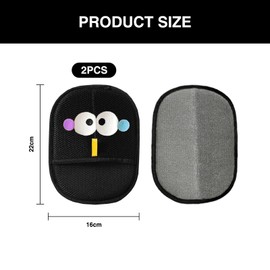 FunnAura 2 Pcs Pet Hair Removal Glove, Reusable Electrostatic Pet Hair Removal Glove for Washing, Deshedding