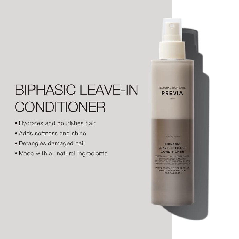 Previa Biphasic Spachtel-Spülung, Bio-Extrakt aus Weißen Trüffeln, 200 ml