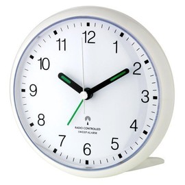 Wetterladen TFA Dostmann 60.1506 Silent Analogue Radio Controlled Clock with Sweep Movement