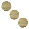 Set of 3 Noodle Plates, Bamboo Sauce, 7.5 inches (19