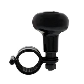 United Pacific Black Steering Wheel Spinner Knob Truck Car Lawnmower RV, 70092