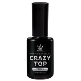 Gracia Tiara Non-wipe Crazy Top Gel Think Overlay, 14ml, 1 piece / 그라시아 티아라 논와이프 크레이지 탑젤 띡크 오버레이, 14ml, 1개
