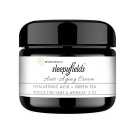 SLEEPY FIELDS Crema facial antienvejecimiento de noche para hombres y mujeres - Reduce arrugas, líneas finas y patas de gallo - Crema facial antiarrug