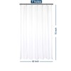 Barossa Design Waterproof Fabric Shower Stall Curtain Liner Microfiber 42"