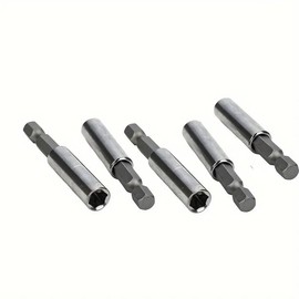 Sivitec 5 PCs Magnetic Bit Holder Set, 60mm Bit Holders for Screwdriver