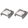 Hailege 2pcs MP3 Player Mini MP3 Player Audio Voice Module