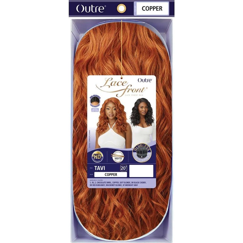 Outre Lace Front Wig - Tavi (HT MIDNIGHT GRAY)