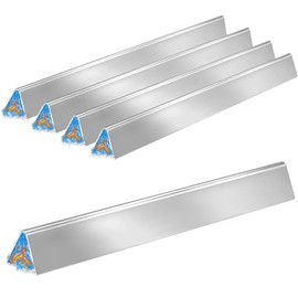 GasSaf 24.5 inch Flavorizer Bar Replacement for Weber 7539, 7540, Genesis 300 Series E-310, E-320, S-310, S-320, EP/CEP 310 & 320 (with Side Mounted Control Panels), 5-Pack Stainless Steel Flavor Bar