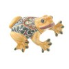 Talavera Large Wall Frog - 7.75"H x 5.50"W (Yellow Body)