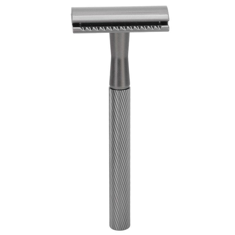 Zinc Alloy Safety Razor Men Portable Brass Handle Double Edge