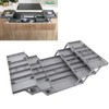 Multi Tier Drawer Organizer, Foldable Expandable Desk Storage Organizer Tray